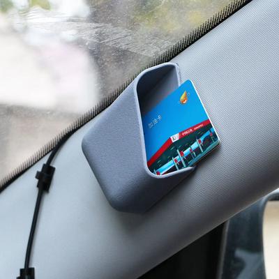 ISGTDRM 2 шт./комплект Универсальный автомобильный ящик для хранения на стойке держатель для IC-карт телефон сигареты очки держатель для сигар контейнер кейс органайзер