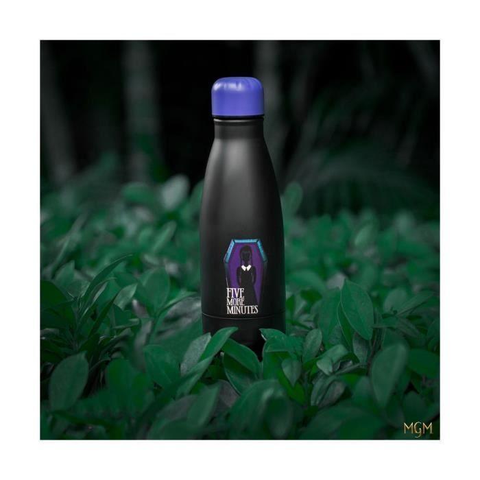 Bouteille Isotherme - CINEREPLICAS - Mercredi - Coffin - 500 Ml - Acier Inoxydable - Noir