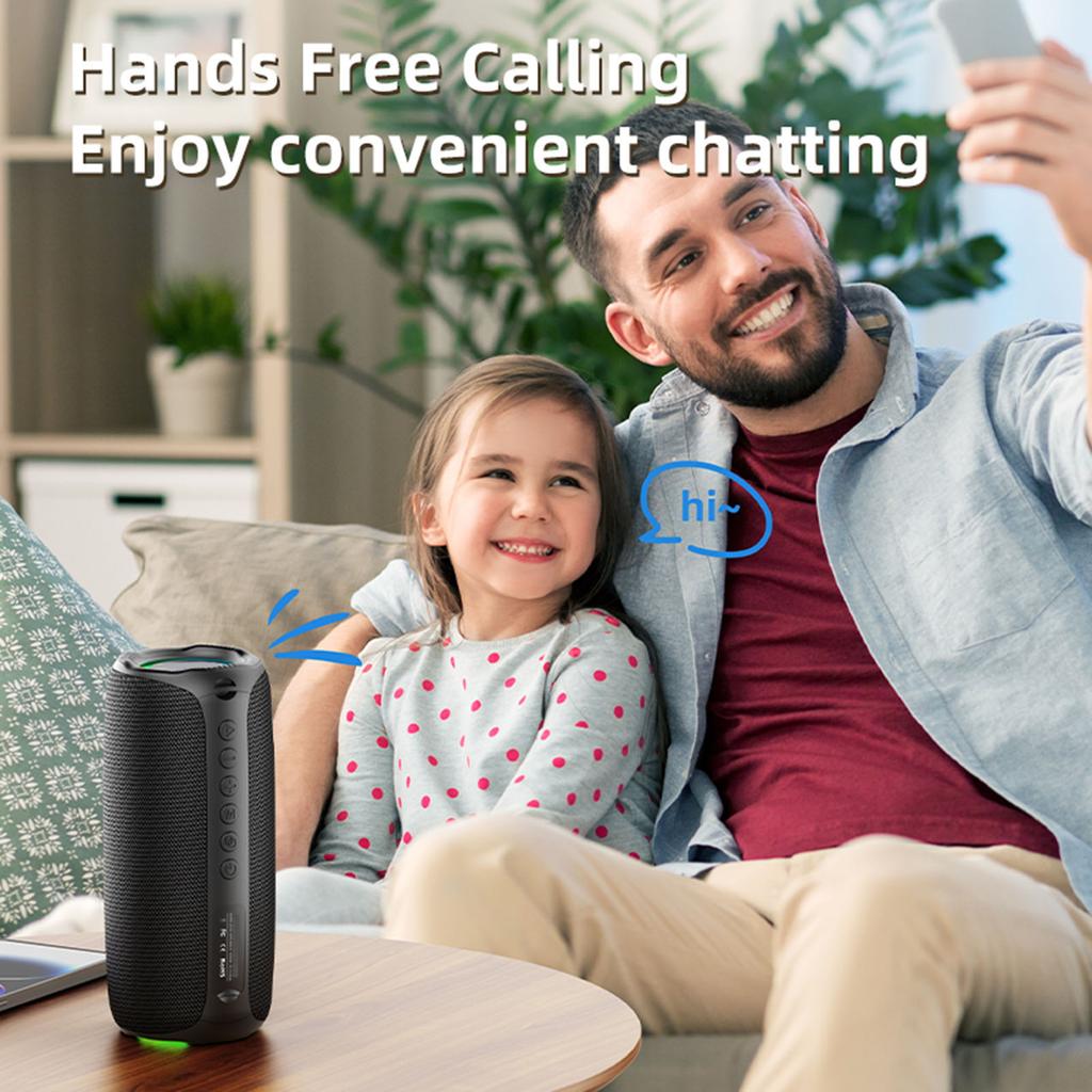 Portable   Speaker 52mm Full-range with RGB Lights Wireless for HomeCelsiusPartyCelsiusOutdoors