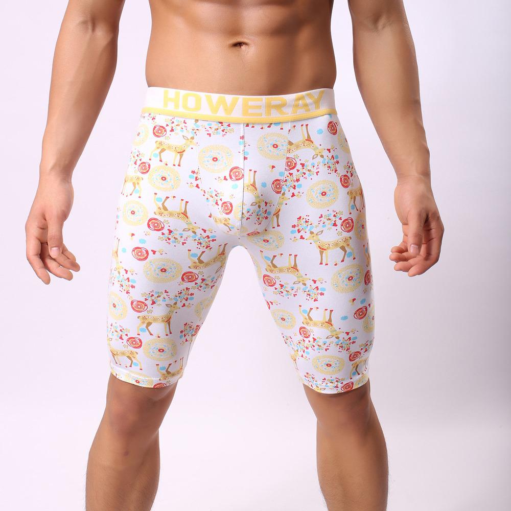 Распроданный: Рождественский олень Красочные мужские боксеры