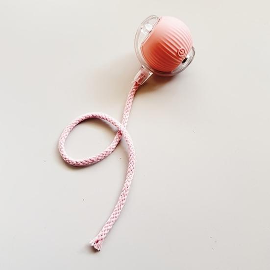 Интерактивная игрушка для кошек «катящийся мяч» Активируемая движением электрическая игрушка-мяч с длинным хвостом 3 режима Умная светодиодная игрушка для кошек для домашних кошек