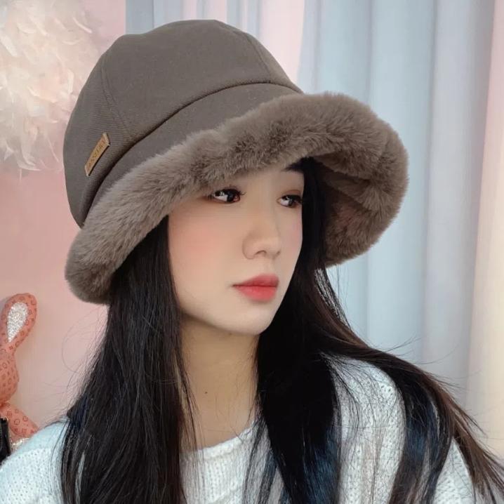 Меховая панама с широкими полями, теплая зимняя шляпа рыбака, винтажная панама с бархатом и креплением на голову для отдыха на природе