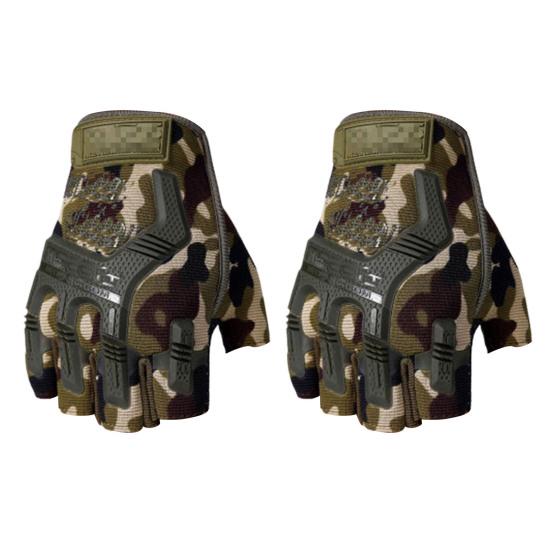 Велосипедные варежки Практичные удобные износостойкие варежки для верховой езды Противоударные перчатки с покрытием до половины пальцев Велосипедные варежки Велосипедные принадлежности