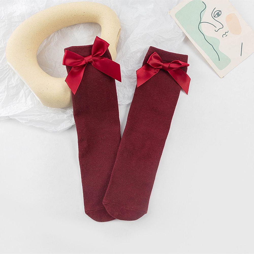 Lolita Autumn Winter Summer Toddler Socks Children' Socks Long Tube Socks Knot Socks Cotton