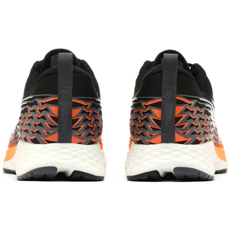 Li Ning Red Hare 4 Амортизация Скользкие Устойчивые к истиранию Низкие Беговые кроссовки Мужские Черный Оранжевый ARBP037-3