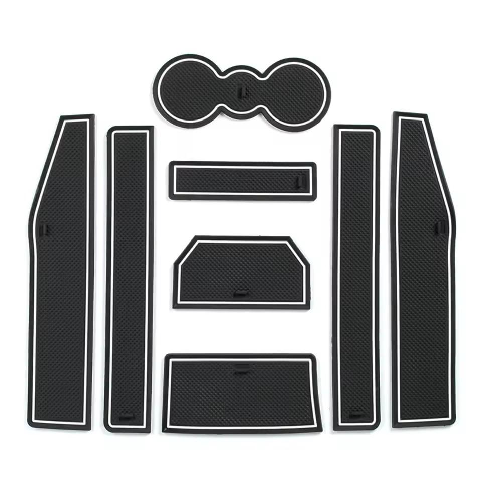 Для Range Rover Evoque 2012-2018 Противоскользящий коврик в слот ворот, подстаканник, противоскользящая накладка, аксессуары для интерьера автомобиля