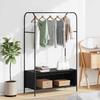 Coat Rack Black 100 x 44 x 160 cm Engineered Wood