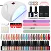 PHOENIXY Professional Nail Polish Gel Set Manicure Set with 36W Nail Lamp Full Set of Nail Tools for Nail Art Design