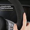 Автомобильный чехол на руль из углеродного волокна и кожи для Mitsubishi RALLIART ASX Colt Eclipse Galant LANCER EX OUTLANDER Pajero Triton