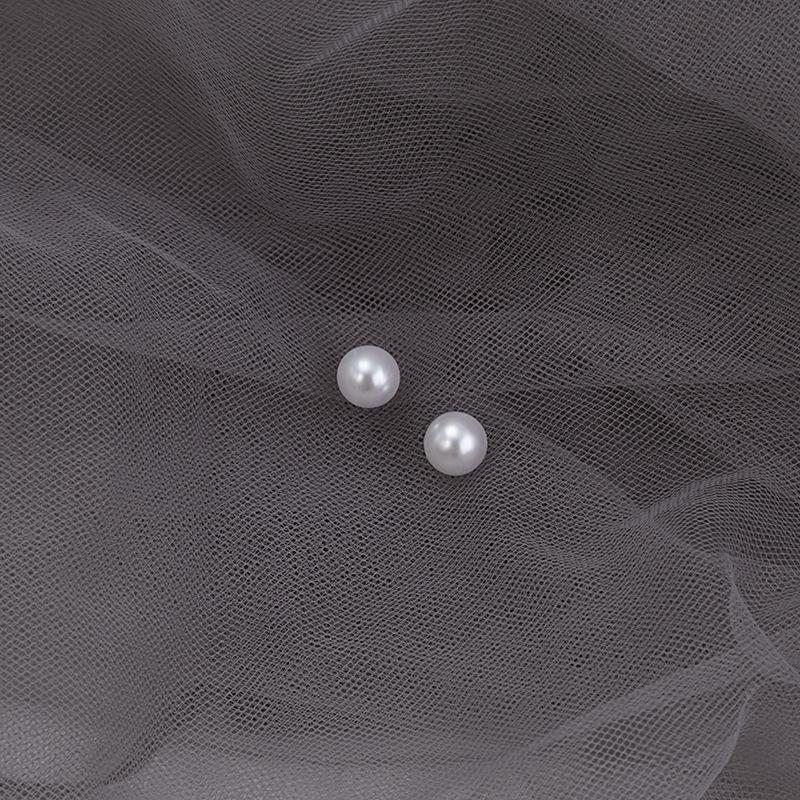 Для женщин серьги ювелирные изделия корейские очаровательные простые серьги гвоздики круглые жемчужные серьги аксессуары