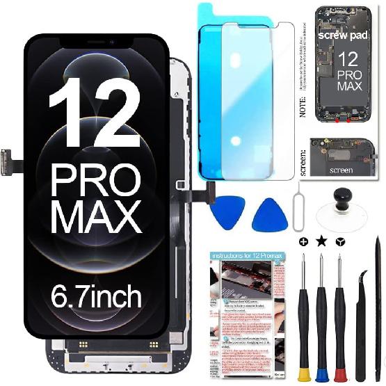 Для замены экрана iPhone XR 6,1 дюйма, ЖК-дисплей, сенсорный экран, сборка дигитайзера с инструментами для ремонта, совместим с моделями A1984, A2105, A2106,