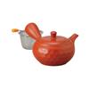 X 14 X Red Clay Teapot with Tea Tokoname Made In Stylish Ale-net Teapot, 16.5 8.5 Cm, 280cc, Diamond-Cut (Poipoiami) Strainer, Ceramic, Ware, Japan,