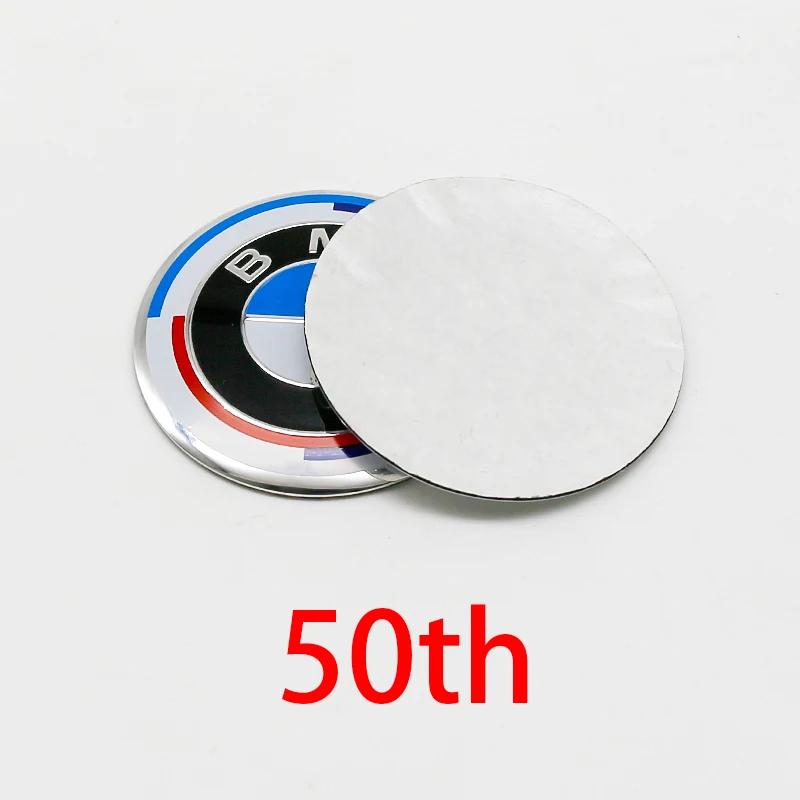 Car Steering wheel decals Wheel hub caps Cover Motorcycles Metal emblem For BMW F07 F90 F10 F11 F18 G30 G31 E60 E61 accessories