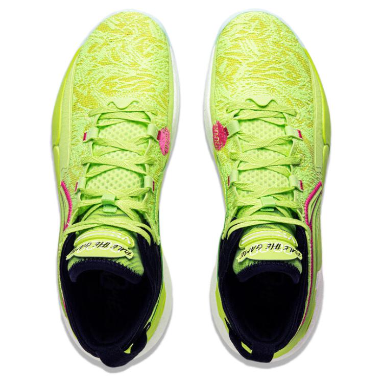 Li Ning Yu Shuai 18 Basketball Shoes Men Sneaker Green Black ABAU087-2