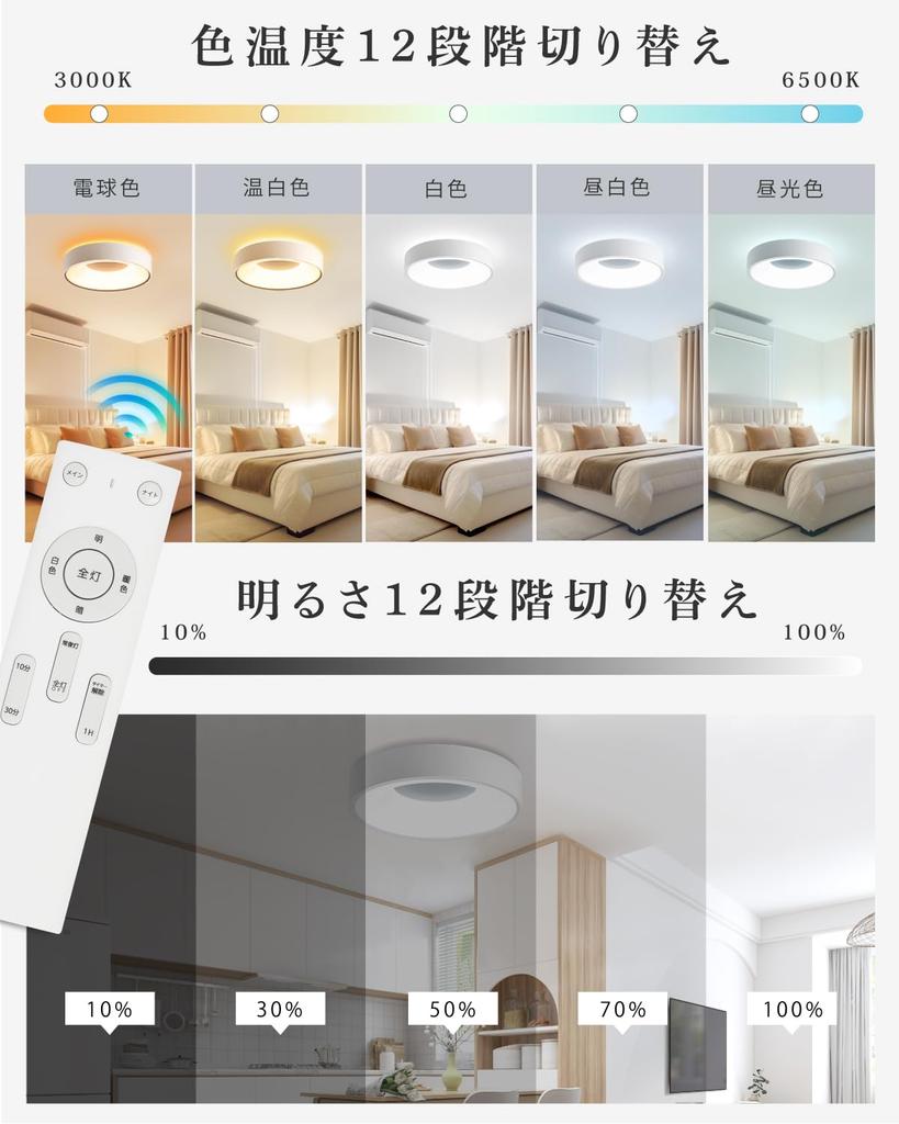 Ceiling Indirect 8 Tatami LED 36W Lighting 12 Color Remote Control Night Sleep Electric LED Ceiling Energy Easy Japanese Western Living Ceiling Light