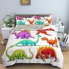 Cartoon Dinosaur Duvet Cover King Queen Size Jurassic World Theme Bedding Set Kids Ancient Animals 2/3pcs Polyester Quilt Cover
