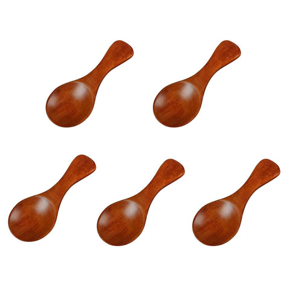 Durable Chinese Style Wooden Coffee Tea Sugar Spoon Condiment Spoons Spice Spoon Coffee Scoop