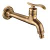 Антикварный латунный смеситель для ванной, настенный смеситель для стиральной машины