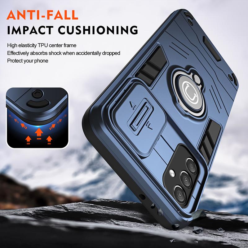 For Samsung Galaxy A25 Luxury New Armor Magnetic Shockproof Case For Samsung Galaxy A25 5G Camera Lens Protective Phone Cover