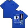 Певица Aitana Cuarto Azul Альбом Тур Обложка Футболки Унисекс Модный Тренд Уличная Мода Футболка Женская Летняя С Круглым Вырезом Хлопковые Футболки