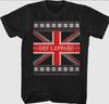 Новый рождественский подарок Def Leppard уродливый Хлопковая унисекс футболка Топы футболка Все размеры 22D269