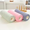Reusable Microfiber Cleaning Wipes Roll for Household and Kitchen