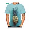 Летний фруктовый узор 3D-печать Веселые Креативные Модные Футболки с коротким рукавом для занятий спортом на открытом воздухе Быстросохнущие Дышащие Мужские футболки