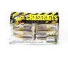 Chasebaits Flacid Shad 3inch Soft Lure 7/Pack Pearl Minnow (4723)