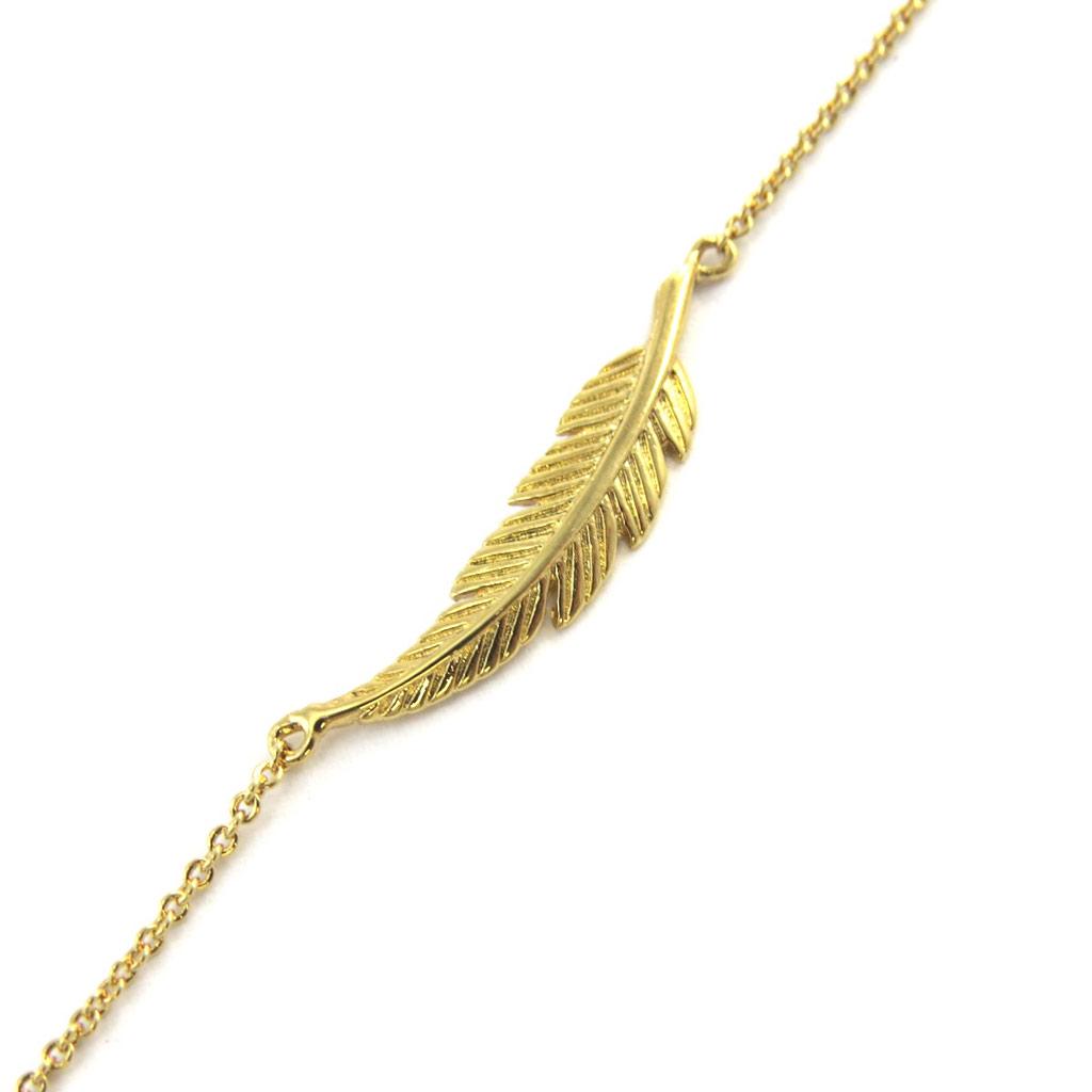 Les Trésors De Lily [M7119] - Позолоченный браслет «Перо».