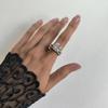 Серебряное кольцо с фианитами, вес изделия 8,93 гр (2192909)