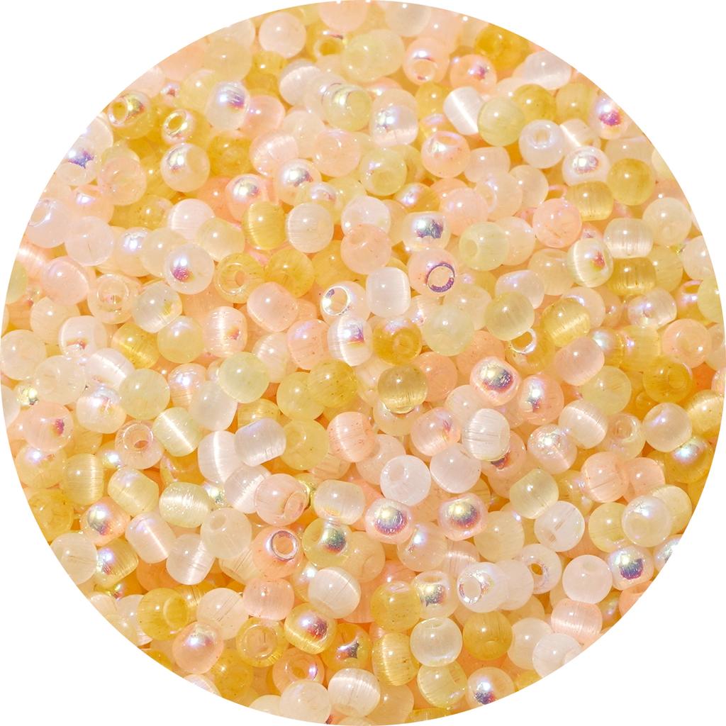 150 шт. высококачественных стеклянных бусин кошачий глаз, разбросанные бусины для самостоятельного изготовления браслетов, ожерелий и ювелирных изделий