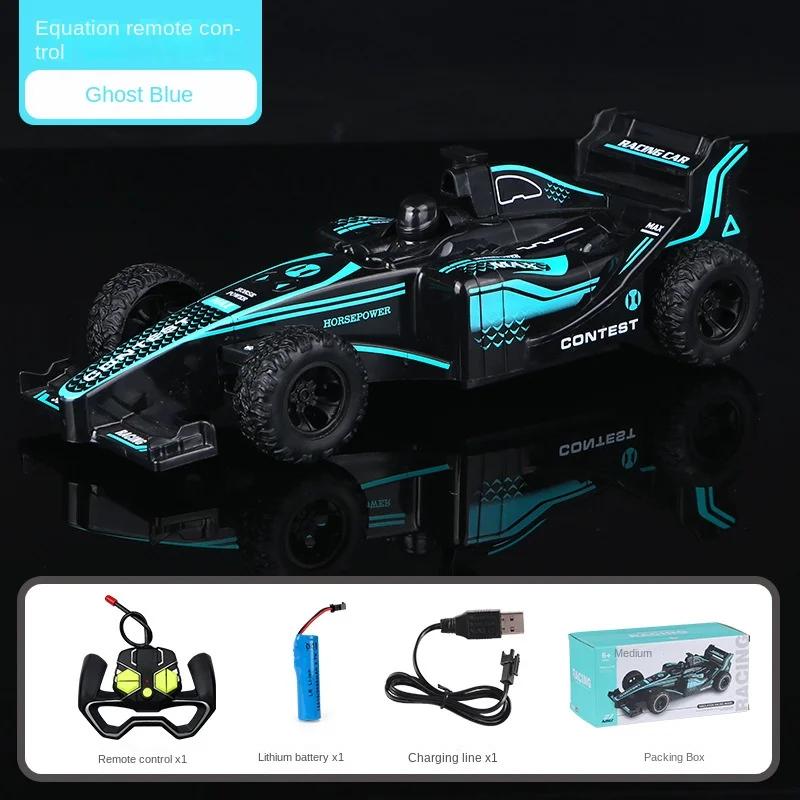 Новый мини-автомобиль с дистанционным управлением F1, перезаряжаемый движущийся гоночный прочный 2,4G, высокоскоростной спортивный автомобиль для дрифта для мальчиков, детские игрушки, подарки