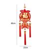 Creative New Year Ornaments Reusable Spring Festival Pendant Blessing Hanging Decoration  Gifts