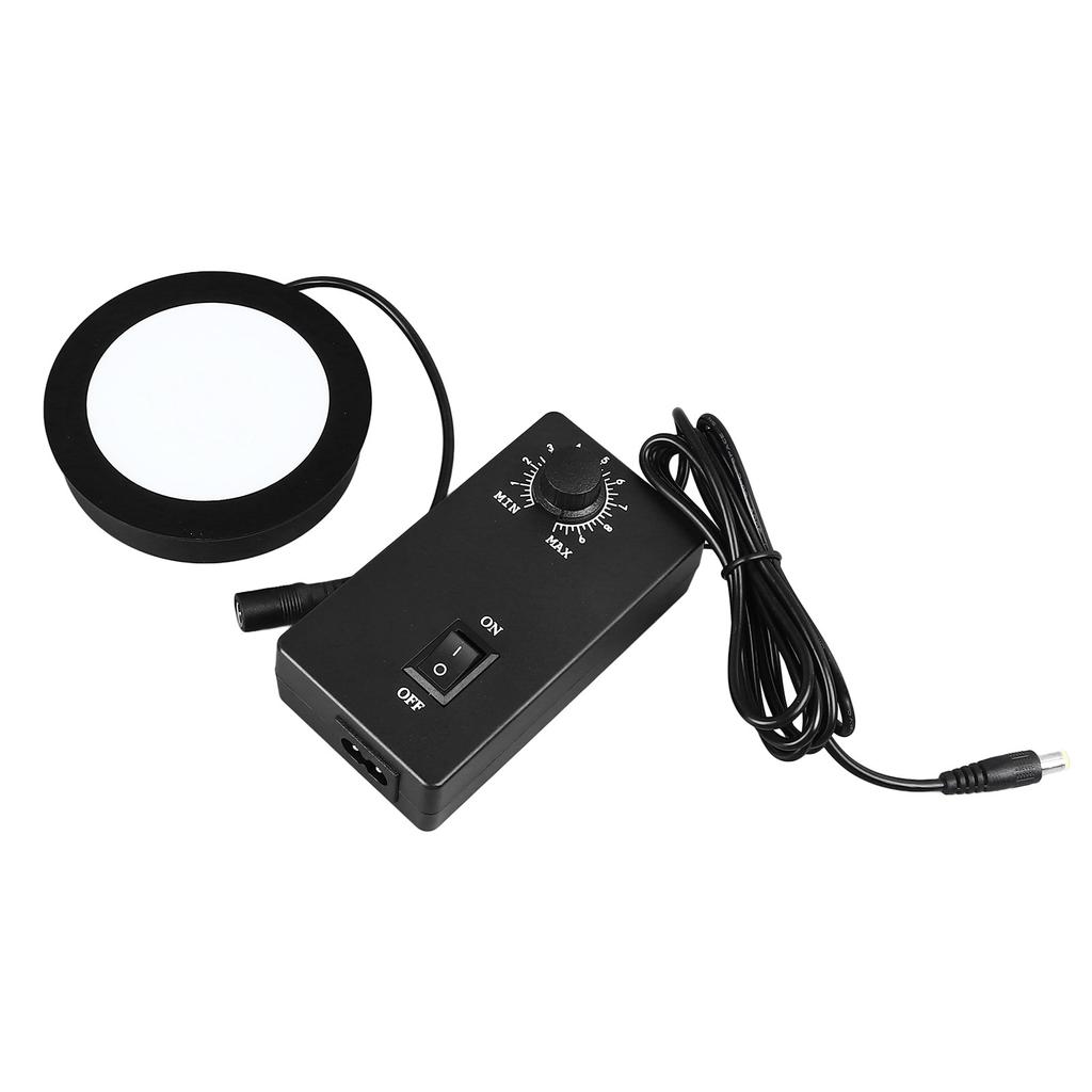 Microscope Bottom Light LED Adjustable Illumination Round Light Source   for Laboratory