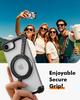 for iPhone 16 E Phone Case Magsafe With 360°Rotate Magnetic Ring Stand Z-Shaped Metal Frameless Shockproof Protector Cover