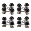 4sets Reusable Button Pins Adjustable Pant Buttons Sturdy Waist Tightener  For Jeans
