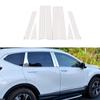 8Pcs Car Window Pillar Posts Door Trims Cover Stickers Decal For Honda CR-V 2023 Chrome Plated Accessories