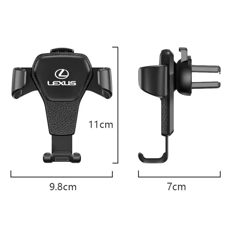 EAV3 2026 Hot Interior Stickers Gravity Car Phone Holder Air Vent GPS Stand Accessories For Lexus RX330 IS250 Ct200h ES300h RX350 IS3