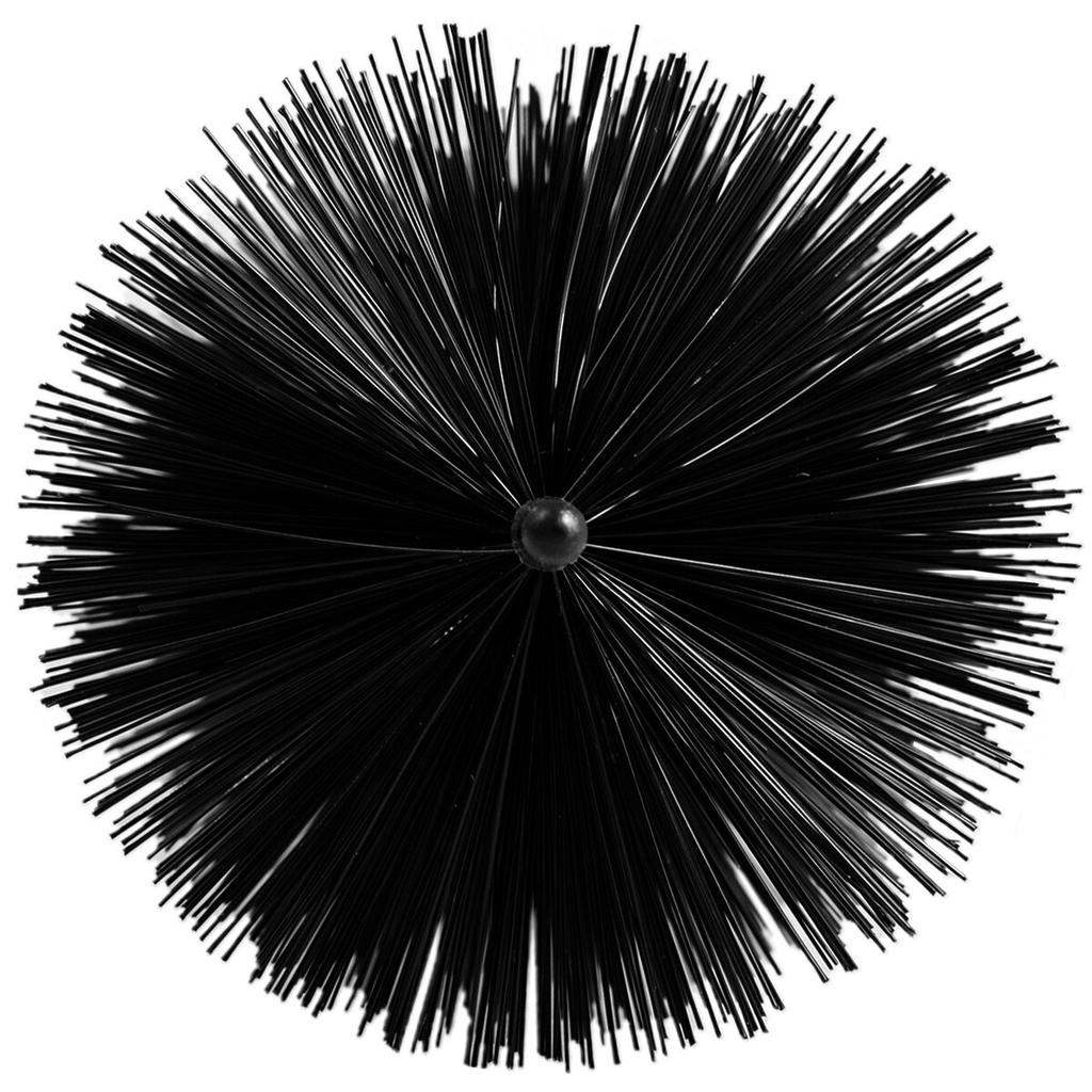 Gutter Guard Brush With 15 FT Length Bristle, 4.33\"(Dia) Gutter Brush Leaf Guard Fit for 5 Inches Gutter, Galvanized Steel Wire Gutter Brush, No