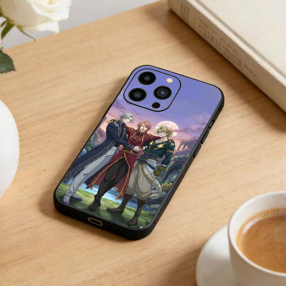 D-Чехол для телефона Аниме Запись о Рагнарёке Для iPhone 17 16 15 14 13 12 Max Plus Силиконовый Черный Чехол