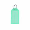 20Pcs Tough Plastic Key Tags with Split Ring Label Window Assorted Colors