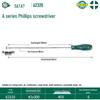 Магнитная крестовая отвертка SATA 62303, отвертка Torx 62304, серия A 62302