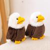 White Simulated Animal Haired Sea Eagle Plush Toy Bird Series Plush Ornament Toy
