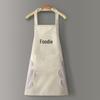 Women's Waterproof PVC Apron with Cooking Sleeves - Oil-Proof, Customizable, Half-Length Waist Design