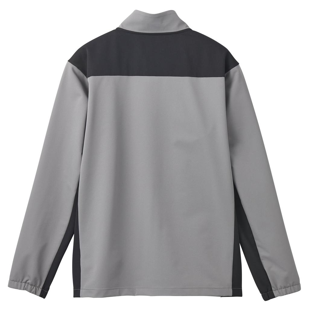 Джерси Descente HEATNAVI TOUGH Soft Shell Stand Jacket Водоотталкивающая тренировочная беговая серая [Move Sports]