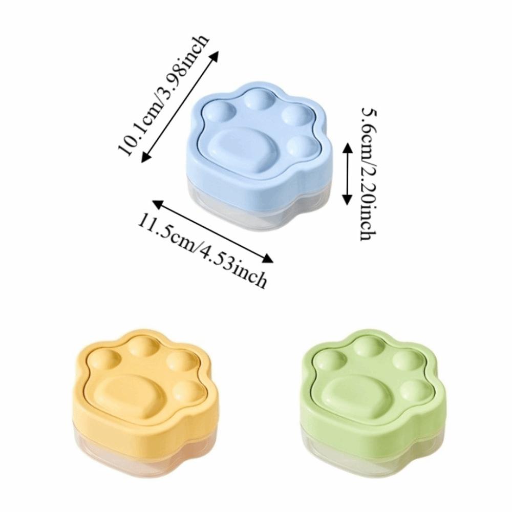 BPA Free Cat Paw Ice Block Mold Easy Demolding Pressing Ice Box Cute Ice Making Mold Summer