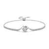 12 Astrological Constellations Bracelet Real 925 Sterling Silver Adjustable Tennis Crystal Bracelet for Women Jewelry Fashion