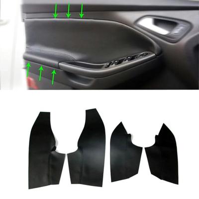Мягкая кожаная дверная панель из микрофибры, чехол для Ford Focus 2014, 2015, 2016, 2017, 2018, внутренняя дверная панель, подлокотник, кожная отделка