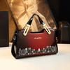 Shiny Leather Large Capacity Bag High-quality Diamond-stitched Bag Atmospheric New