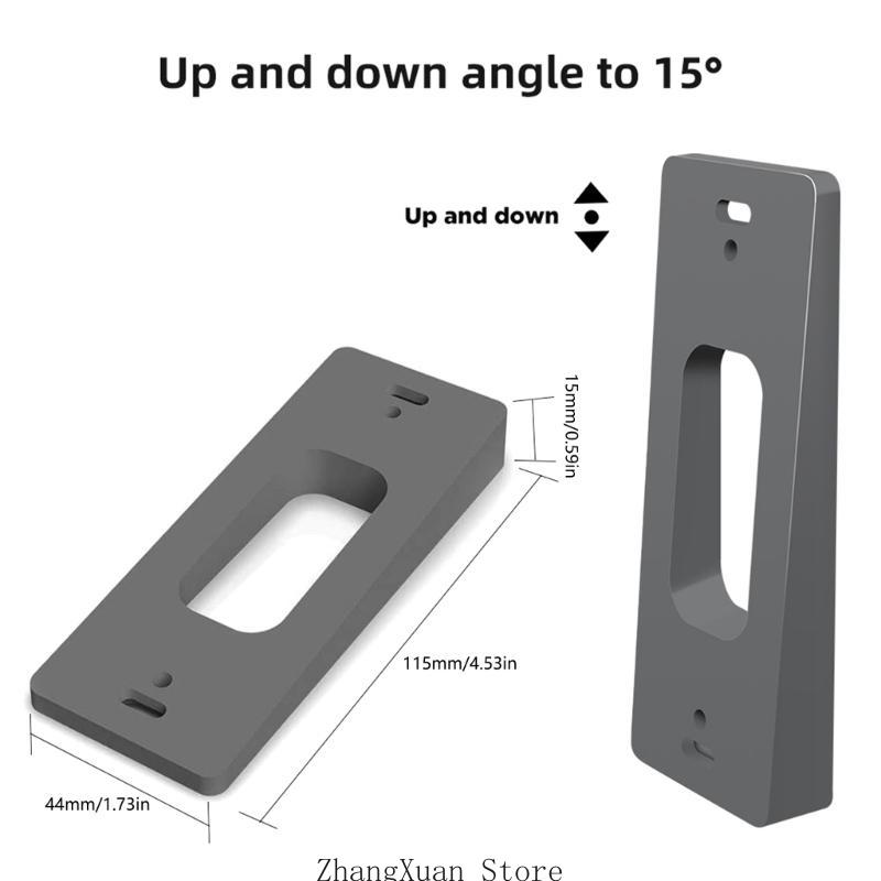 Easy Installation Doorbell Support Convenient Doorbell Hold PC Doorbell Bracket Secure Stand Clear Driveway/Front Yard 3XUF